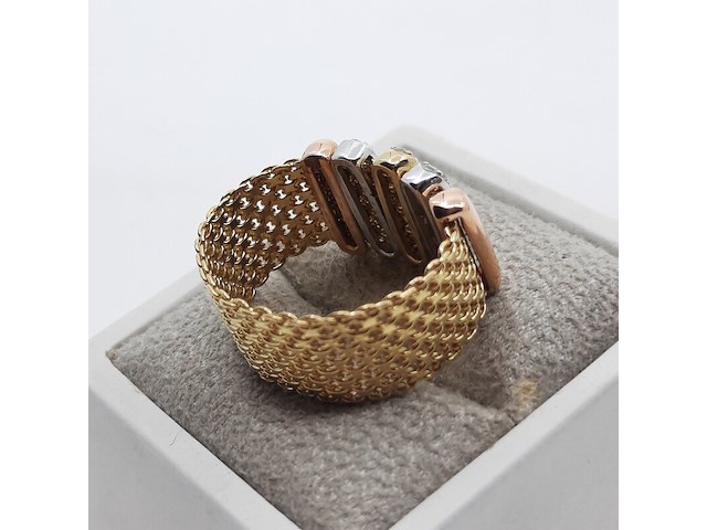 Ring, 18 karaats - afbeelding 7 van  8