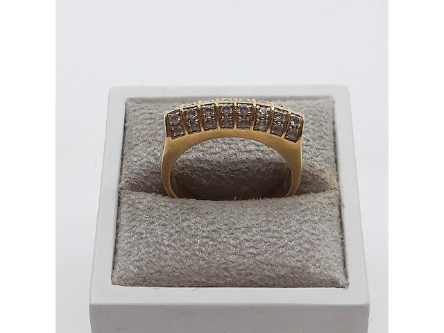 Ring, 18 karaats - afbeelding 1 van  8