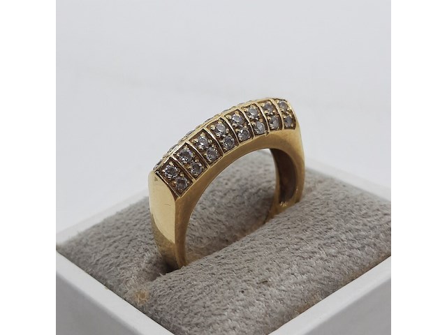 Ring, 18 karaats - afbeelding 4 van  8