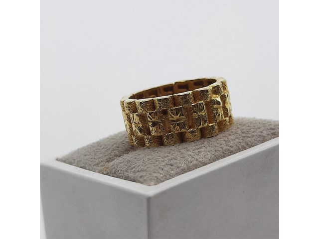 Ring, 18 karaats - afbeelding 7 van  8