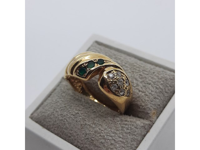 Ring, 18 karaats - afbeelding 2 van  8