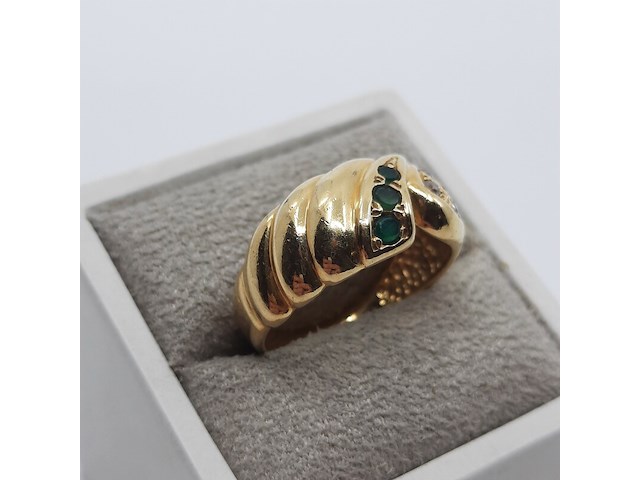 Ring, 18 karaats - afbeelding 3 van  8