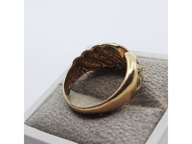 Ring, 18 karaats - afbeelding 7 van  8