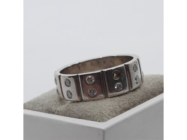 Ring, 18 karaats - afbeelding 6 van  8