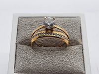 Ring, 20 karaats - afbeelding 1 van  8