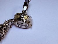 Ring horloge dames sierraad - mechanisch horloge loopt goed - afbeelding 2 van  5