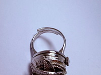 Ring horloge dames sierraad - mechanisch horloge loopt goed - afbeelding 5 van  5