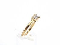 Ring met princess geslepen diamanten 1.00 carat totaal - afbeelding 8 van  9