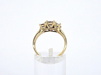 Ring met princess geslepen diamanten van 1.00 carat totaal - afbeelding 6 van  10