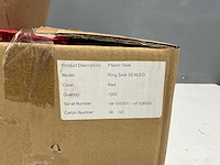 Ring seal - plastic seal (1000x) - afbeelding 3 van  4