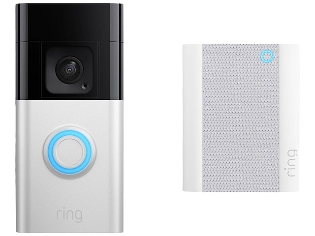Ring video deurbel plus met chime bundel - afbeelding 2 van  5