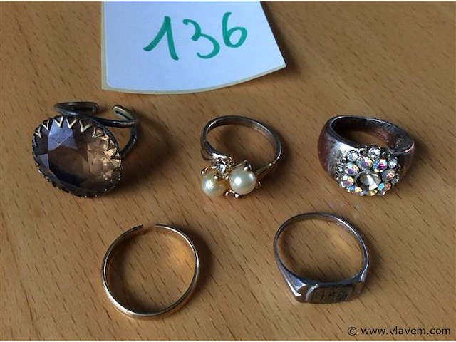 Ringen 5st - afbeelding 2 van  2