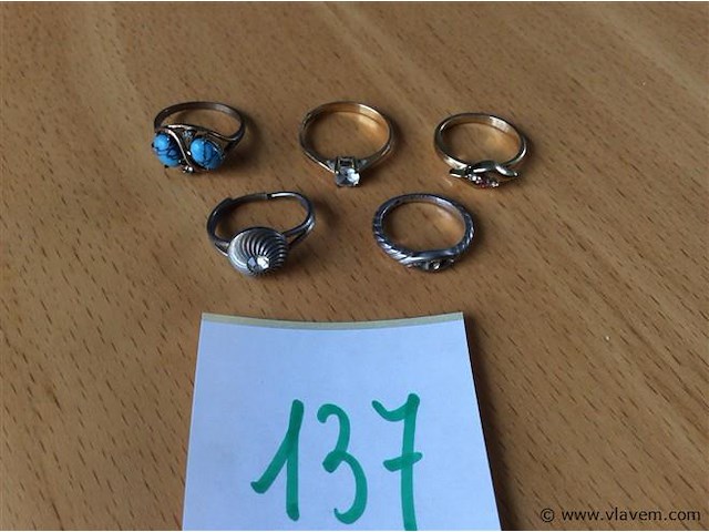 Ringen 5st - afbeelding 1 van  2