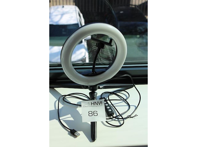 Ringlamp met telefoonhouder bytech. - afbeelding 2 van  2