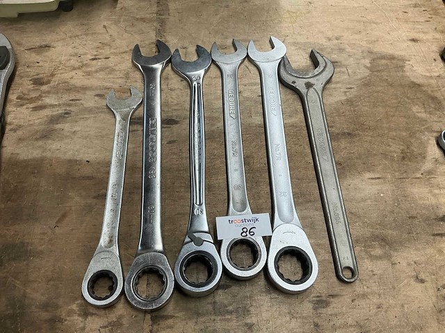 Ringratel-steeksleutel (5x) - afbeelding 2 van  2