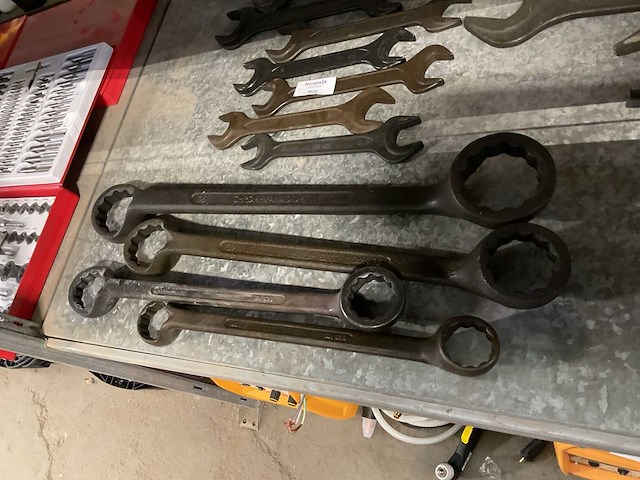 Ringsleutels groot formaat (4x) - afbeelding 2 van  2