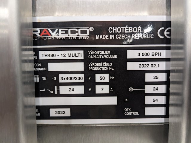 Rinser + filler + crowner + canning, raveco, triblok/multi bloc 480-12-12-1, 2022 - afbeelding 15 van  39