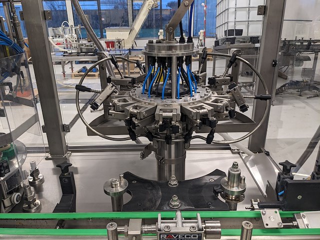 Rinser + filler + crowner + canning, raveco, triblok/multi bloc 480-12-12-1, 2022 - afbeelding 38 van  39