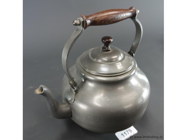 Rio tiel holland tinnen waterkoker of theepot - afbeelding 2 van  5