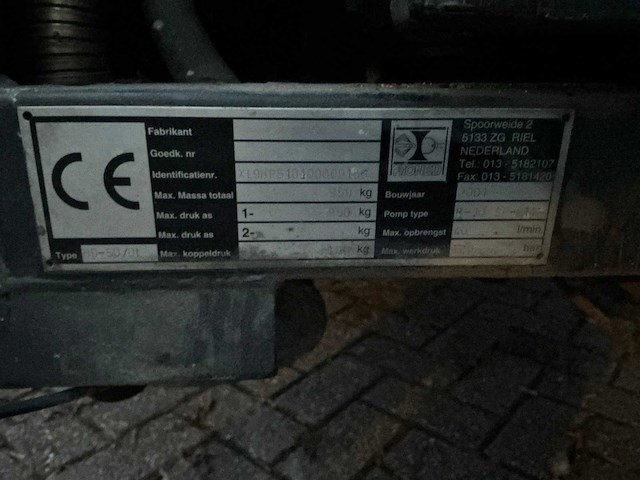 Rioned hd-50dt aanhangwagen - afbeelding 9 van  17