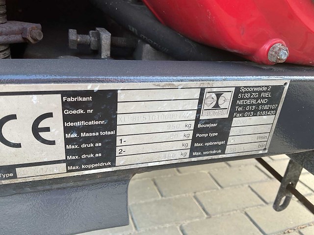 Rioned hd50 de luxe rioolaanhanger rioolreinigingsmachine - afbeelding 3 van  7