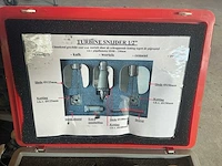 Rioned rioolreinigingsset met 1/2" turbinesnijder ø100–150 mm en elektronische leidingdetector, 2 koffers - afbeelding 9 van  15