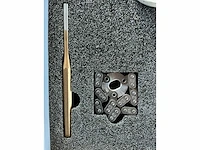 Rioned rioolreinigingsset met 1/2" turbinesnijder ø100–150 mm en elektronische leidingdetector, 2 koffers - afbeelding 14 van  15