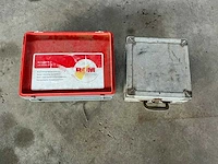 Rioned rioolreinigingsset met 1/2" turbinesnijder ø100–150 mm en elektronische leidingdetector, 2 koffers - afbeelding 2 van  15