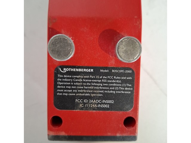 Rioolcamera 100mm rothenberger, roscope i2000 module 25/16, bouwjaar 2016 - afbeelding 6 van  10