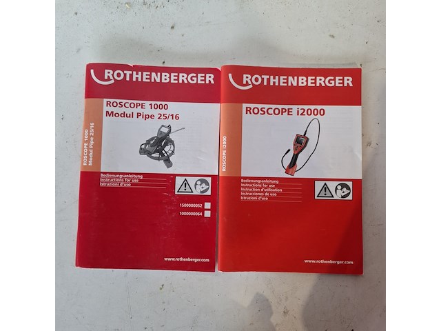 Rioolcamera 100mm rothenberger, roscope i2000 module 25/16, bouwjaar 2016 - afbeelding 9 van  10