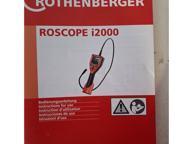 Rioolcamera 100mm rothenberger, roscope i2000 module 25/16, bouwjaar 2016 - afbeelding 10 van  10