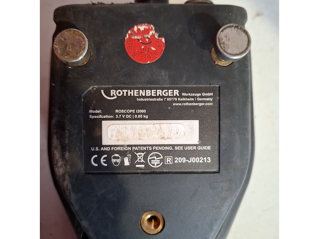 Rioolcamera 100mm rothenberger, roscope i2000 module 25/16, bouwjaar 2019 - afbeelding 5 van  10