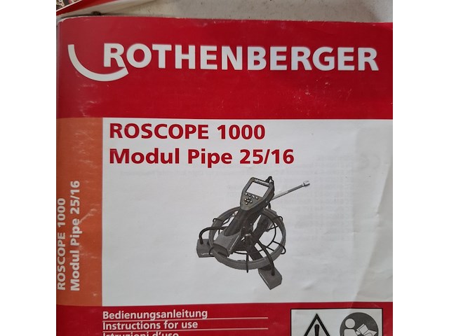Rioolcamera 100mm rothenberger, roscope i2000 module 25/16, bouwjaar 2019 - afbeelding 10 van  10