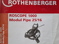Rioolcamera 100mm rothenberger, roscope i2000 module 25/16, bouwjaar 2019 - afbeelding 10 van  10
