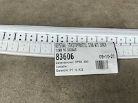 Ripstaal - buigbaar pvc 13,5 - stucstopprofiel - afbeelding 3 van  3