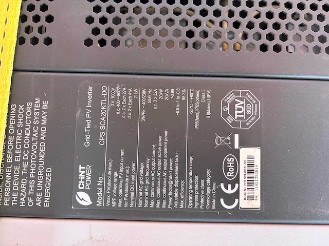 Risen - set van 75 gebruikte zonnepanelen (280 wp) - gebruikte (20 kw) chint power omvormer - afbeelding 3 van  4