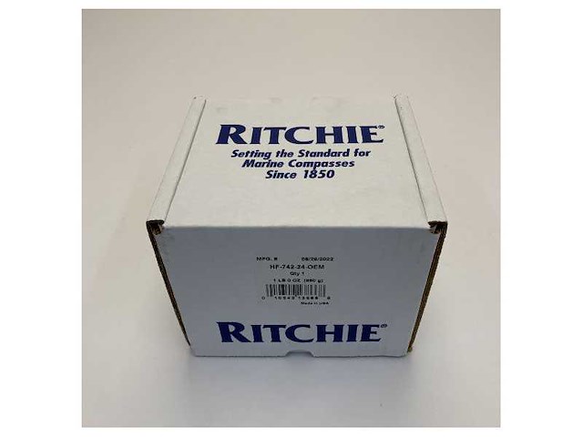 Ritchie helmsman build-in compass black - hf-742 24v - afbeelding 5 van  6