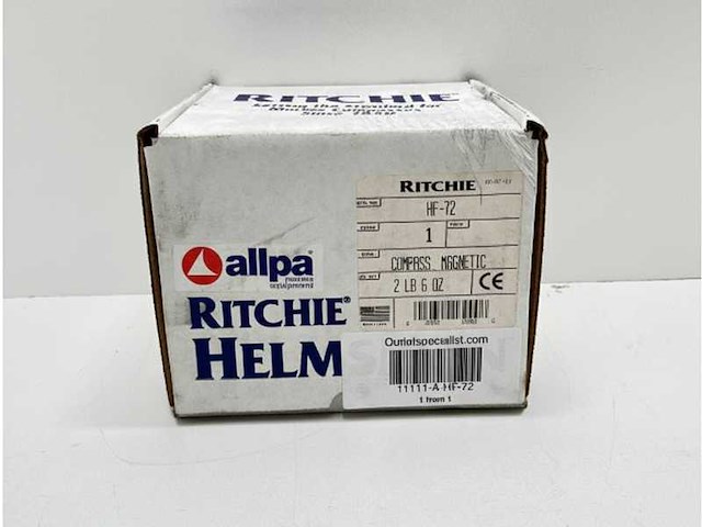 Ritchie helmsman hf-72 flush mount compass black - afbeelding 5 van  6