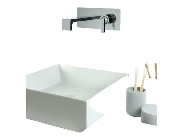 Ritmonio waterblade single lever mixer tab chrome - h0ba1443crl - afbeelding 1 van  5