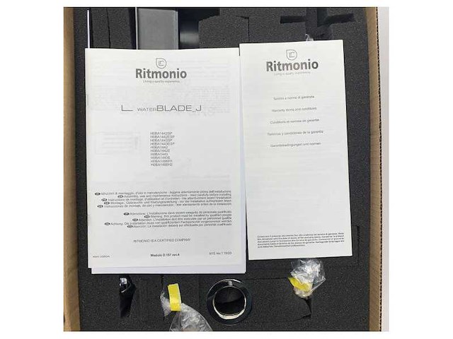 Ritmonio waterblade single lever mixer tab chrome - h0ba1443crl - afbeelding 3 van  5