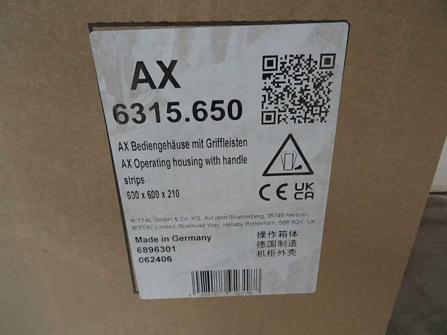 Rittal - ax 6315.650 - bedieningsbehuizing - afbeelding 2 van  2