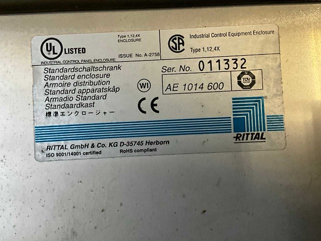 Rittal ae 1014600 besturingskast - afbeelding 4 van  4