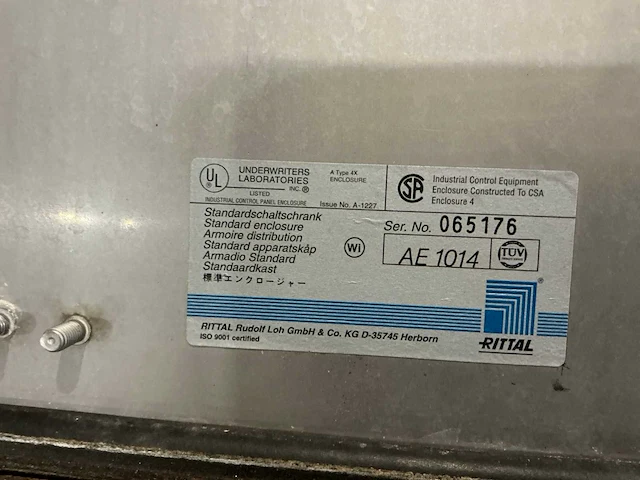 Rittal ae1014 rvs besturingskast - afbeelding 7 van  7