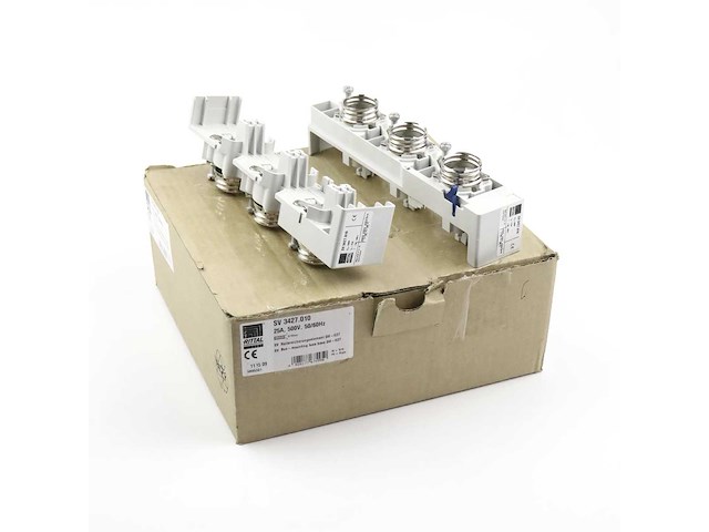 Rittal d ii-e 27 25a sv zekeringhouder (20x) - afbeelding 1 van  3