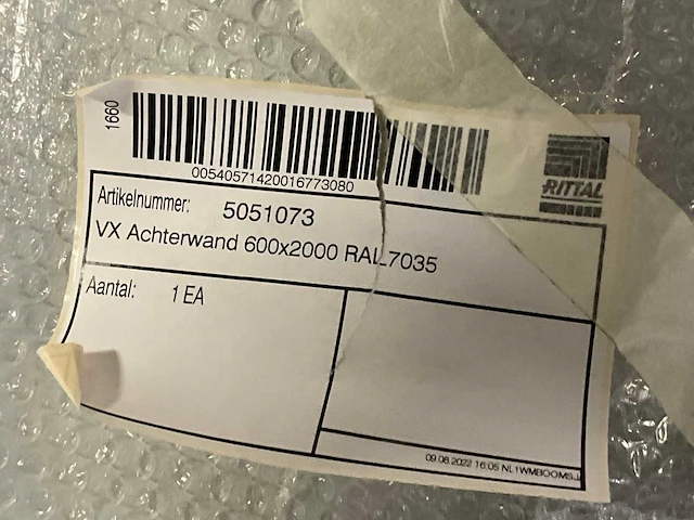 Rittal ral 7035 achterwand - afbeelding 3 van  3