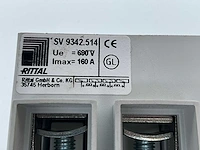 Rittal sv 9342.514 stroomverdeelblok 160a 690v (10x) - afbeelding 4 van  4