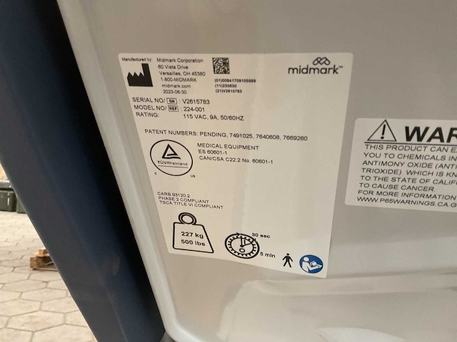 Ritter 224-001 examination table - afbeelding 7 van  7