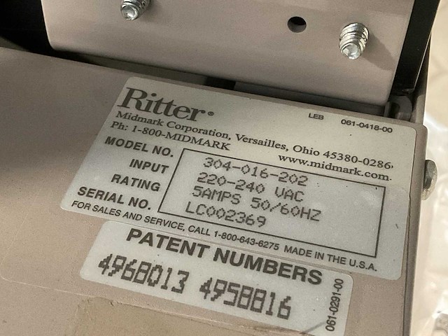 Ritter 304-016-202 examination table - afbeelding 7 van  7