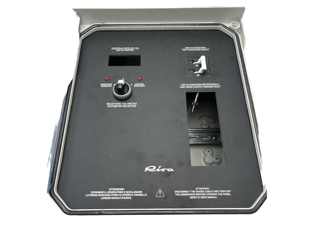 Riva 100a shore power and generator selector panel with switch - 349918 - afbeelding 6 van  9