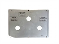 Riva battery switch panel plate silver - afbeelding 1 van  3